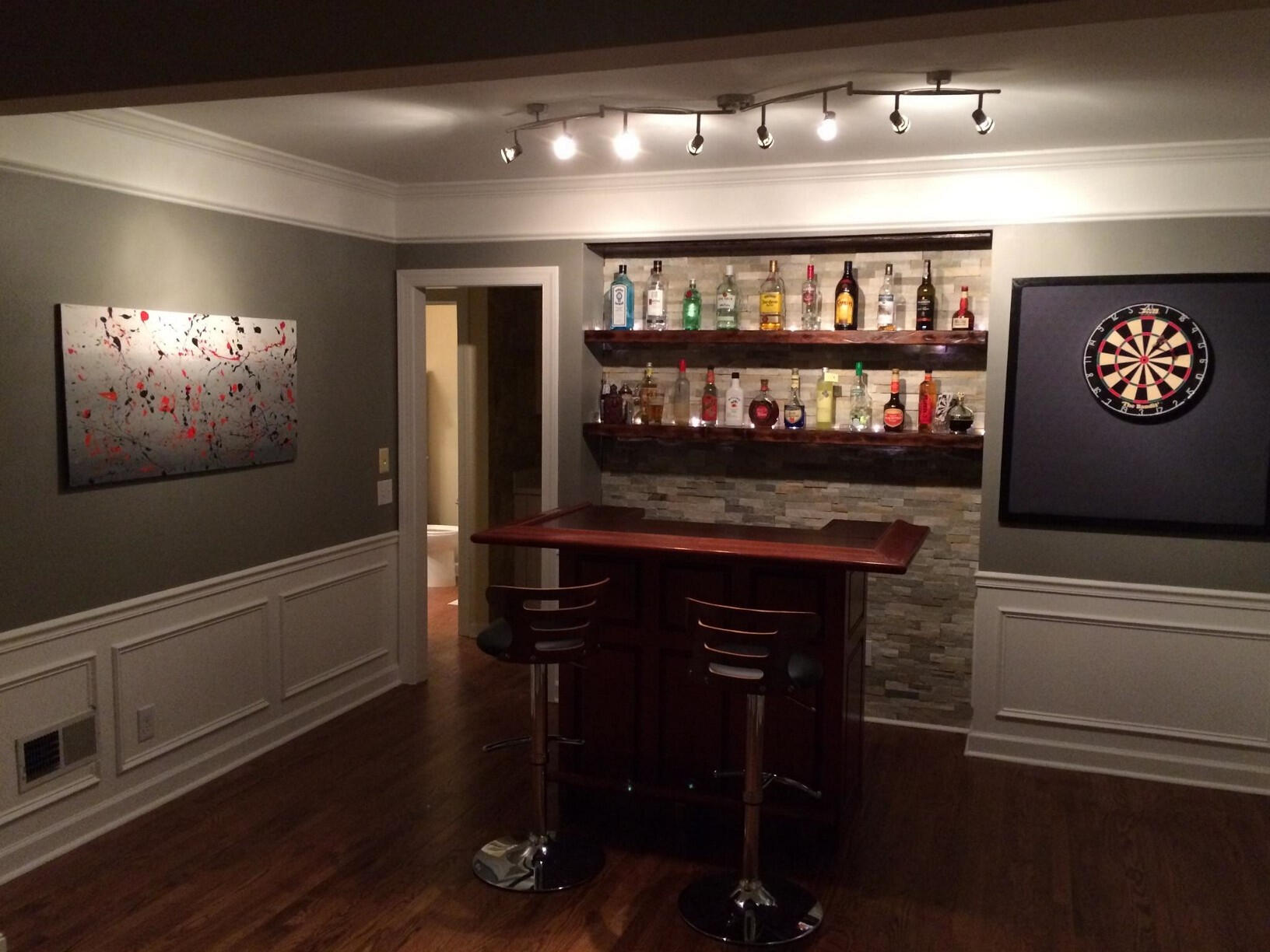 Dining Room to a Bar Room!